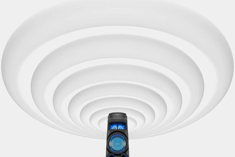 SONY | High Power Party Speaker with Bluetooth Technology (Karaoke,Gesture Control, Party Light, Taiko) Black | MHC-V73