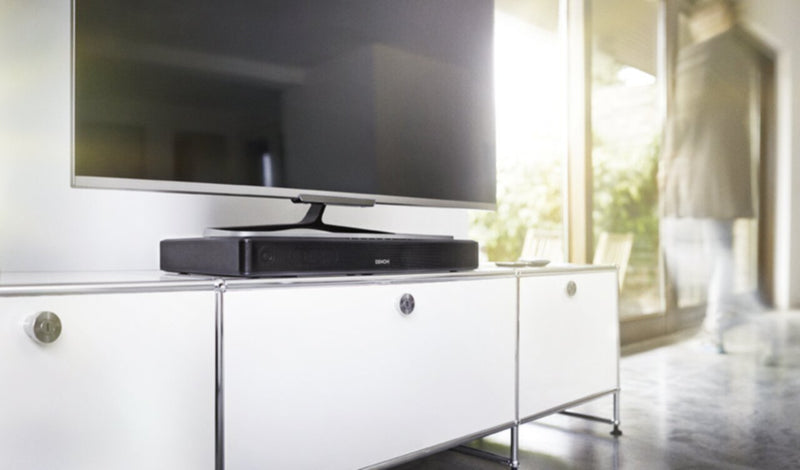 DENON | Speaker Base Soundbar with Bluetooth aptX Streaming, Dolby Digital Decoding | DHT-T110