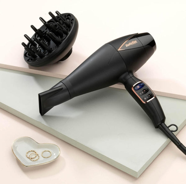 BABYLISS | Digital Motor Hair Dryer Corded 2200W Black | D665SDE