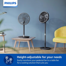 PHILIPS |  3000 Series Pedestal Fan Black | CX3550/01