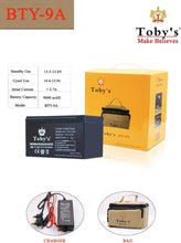 TOBY'S | Power Plus Battery 12V 9A 10000Mah | GE9-12
