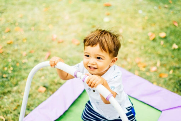 PLUM | Square Junior Bouncer with Handle Purple Age 18M+ | 101401A82