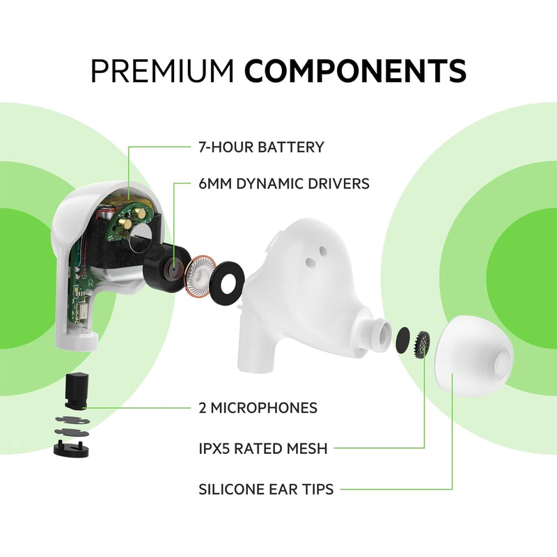 BELKIN | SoundForm Motion True Wireless Earbuds White | TE0218279