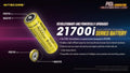 NITECORE | 21700 Ultra Compact Tactical Flashlight 1800 Lumens | P10i