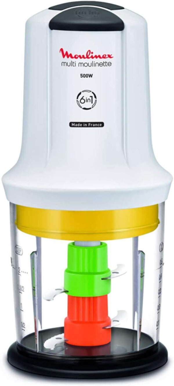 MOULINEX | Multi Moulinette Chopper 6 in 1 2 Blade 500W | AT723127