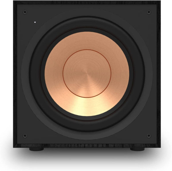 KLIPSCH | 10" Powered Subwoofer Black Textured Wood Grain Vinyl Single | R-101SW
