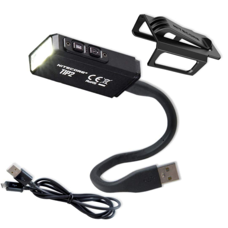 NITECORE | Dual-Core Magnetic Keychain Light 720 Lumens Black | TIP 2