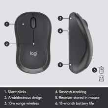 LOGITECH | Silent Wireless Keyboard Mouse Combo | MK295