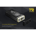 NITECORE | Dual-Core Magnetic Keychain Light 720 Lumens Black | TIP 2