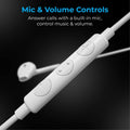 PROMATE | Mono Earphone with Lightning Connector for Iphone-Ipad-Ipod White