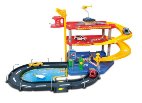 BBURAGO | 1:43 Collezione Streetfire Parking Playset Incl. 2 Cars | 47530025