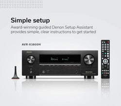 DENON | 9.4 Ch. 8K AV Receiver | AVC-X3800H