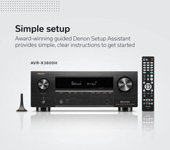DENON | 9.4 Ch. 8K AV Receiver | AVC-X3800H
