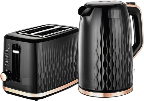 BLACK+DECKER | Breakfast Set Toaster And Kettle | MBF90-B5