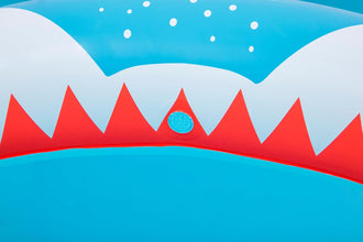 BESTWAY | Sharktastic Kids Inflatable Sprinker Play Pool 1.63mx1.27m x92cm | BES115TOY01838