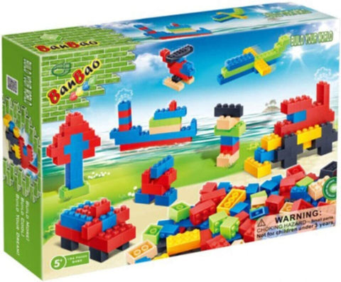 BANBAO | Loose Blocks Building Toy 194 Pcs | 8489