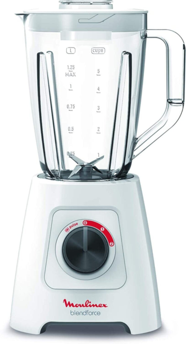 MOULINEX | BlendForce 2 Blender with 4 Blades 600W White | LM423127
