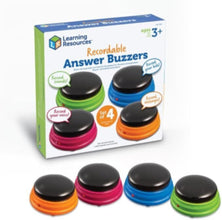 LEARNING RESOURCES UK| Recordable Answer Buzzers (Set Of 4) (3+ Years) | LER3769