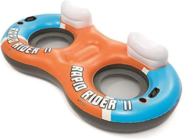 BESTWAY | CoolerZ X2 Two Person Rapid Rider Inflatable River Lake Pool Tube Float 251x132cm | BES115TOY01757