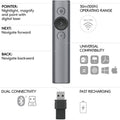 LOGITECH | Spotlight Advanced Wireless Presentation Remote Silver |