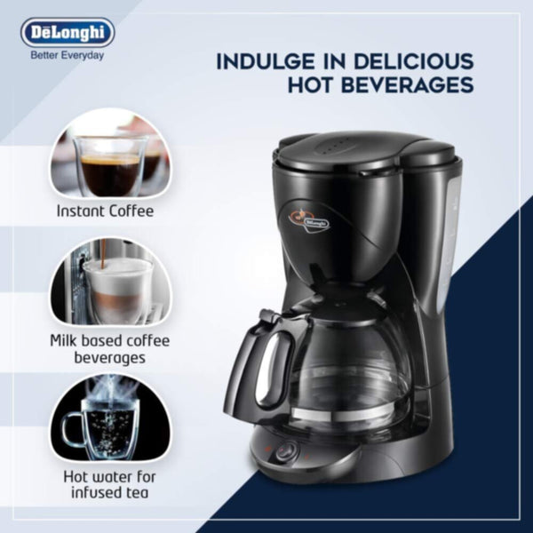 DELONGHI | 10-Cup Drip Coffee Maker 1000W | ICM2.1B
