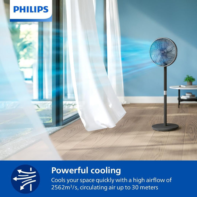 PHILIPS |  3000 Series Pedestal Fan Black | CX3550/01