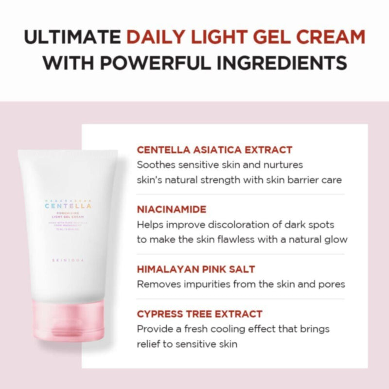 SKIN1004 | Madagascar Centella Poremizing Light Gel Cream 75Ml
