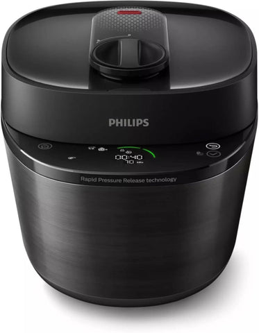 PHILIPS | All-In-One Cooker Pressurized 5Ltr 1090W Black | HD2151/56