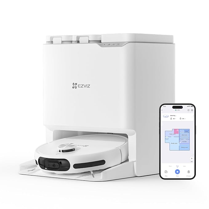 EZVIZ | Robot Vacuum & Mop Combo | CS-RS20-PRO-PGA5
