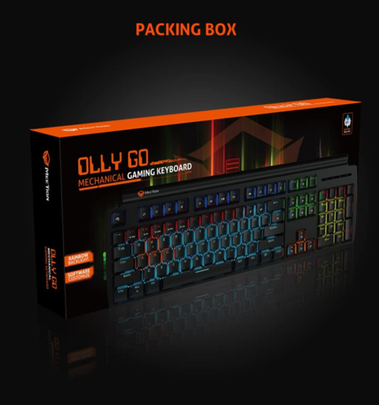 MEETION | OLLY GO Mechanical Gaming Keyboard Red Switch | MT-MK600RD