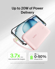 BELKIN | BoostCharge Portable Power Bank 10000mAh 20W Pink | TE0227075