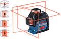 BOSCH | Professional Line Laser with Self Levelling 30m Range 120m Range with receiver, IP 54 (Blue) | GLL 3-80