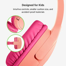 BELKIN | SOUNDFORMâ„¢ Mini Wireless On-Ear Headphones for Kids Pink | AUD002btPK
