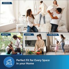 PHILIPS | 5000 Series Bladeless Technology Tower Fan with Touchscreen Panel and Remote Control Black | CX5535/11