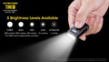 NITECORE | Dual-Core Intelligent  Keychain Light with OLED Display 500 Lumens Black | TINI 2