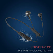 MOTOROLA | Lifestyle Wireless Bluetooth in Ear Neckband Headphone with Mic Black | VERVE RAP