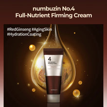 Numbuzin | No.4 Full-Nutrient Firming Cream 60Ml