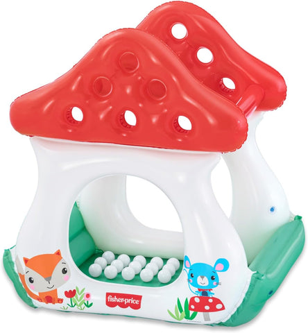 BESTWAY | Fisher Price Ball Pit Merry Mushroom 107x97x110cm | BES115TOY01864