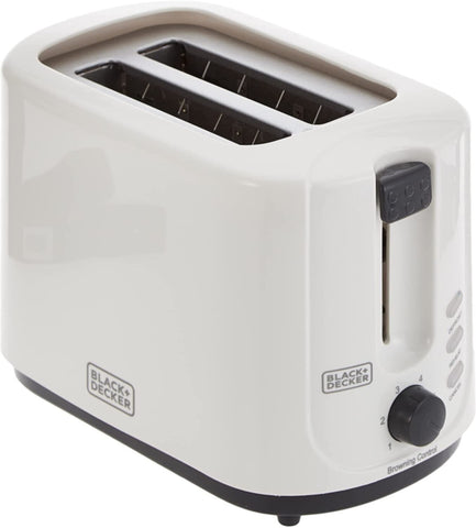 BLACK + DECKER | 2 Slice Cool Touch Bread Toaster White 750W | ET125-B5