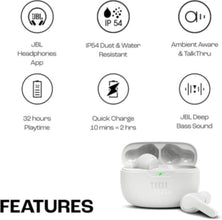 JBL|  Wavebeam White True Wireless Earbuds | 301001000000571