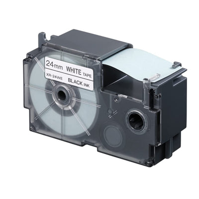 CASIO | Label Printer Tape Black and White 24mm | XR-24WE1-W-DJ1