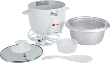 BLACK + DECKER | 2.5 Cup Rice Cooker White 0.6 Ltr | RC650-B5