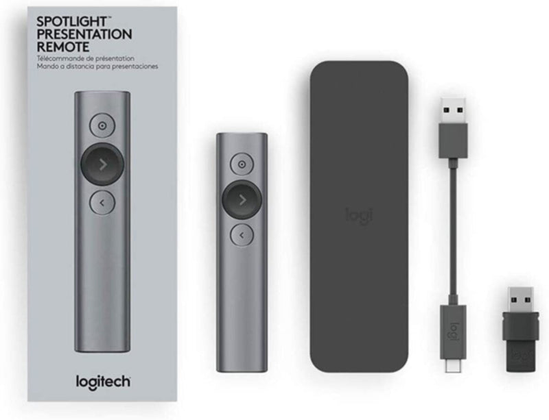 LOGITECH | Spotlight Advanced Wireless Presentation Remote Silver |