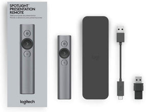 LOGITECH | Spotlight Advanced Wireless Presentation Remote Silver |