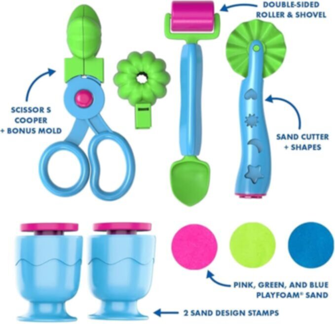 LEARNING RESOURCES UK| Playfoam Sand Sensory Set (3+ Years) | EI-2232