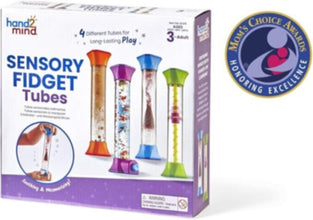 LEARNING RESOURCES UK| Sensory Fidget Tubes, Set Of 4 (3+ Years) | 92419
