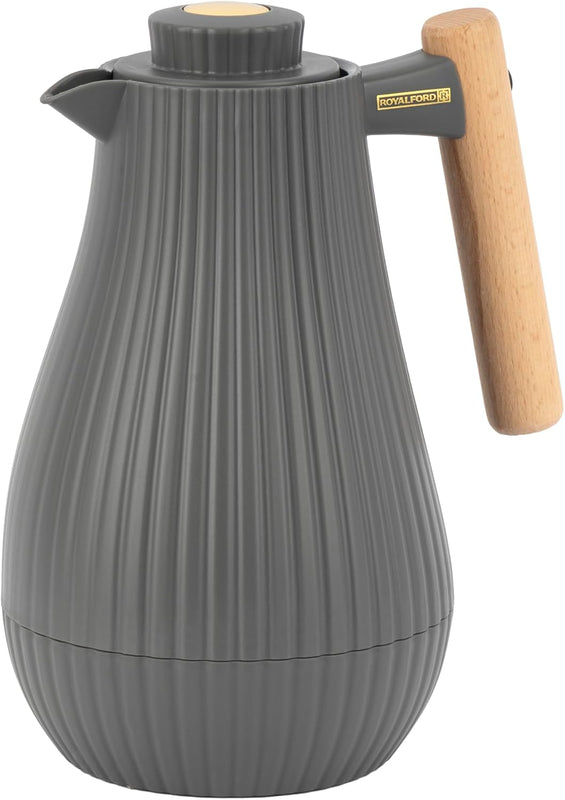 ROYALFORD | 1000ml Insula Vacuum Flask with Wooden Handle | RF12972