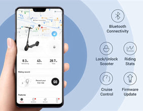 SEGWAY | F40E Ninebot Kickscooter Foldable Electric Scooter for 14+ Years  | S22AA00001200