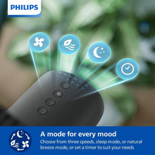 PHILIPS |  3000 Series Pedestal Fan Black | CX3550/01