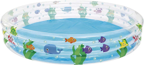 BESTWAY | Deep Dive 3 Ring Inflatable Play Pool 1.83mxH33cm | BES115TOY01882